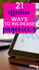 Increase page views on your blog with these 21 effective methods. 