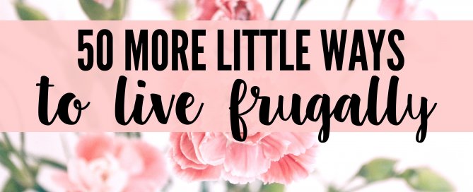 Live frugally with these money saving tips.