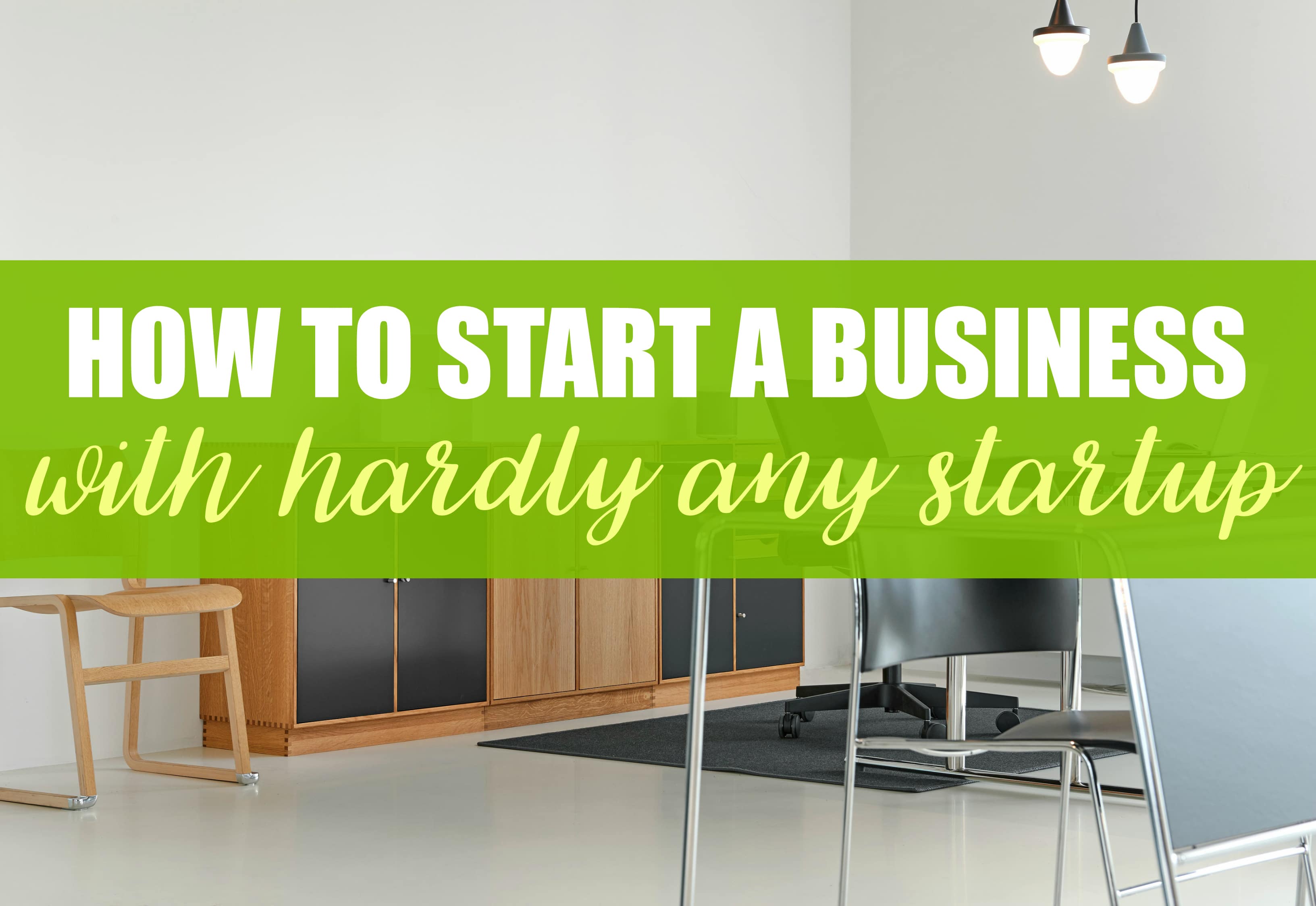 How to start a business with barely any startup. You can start your own blog for under $200.