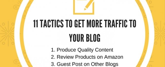 I share 11 creative ways you can build more traffic to your new or existing blog. Promotion of your content is key to get more readers!