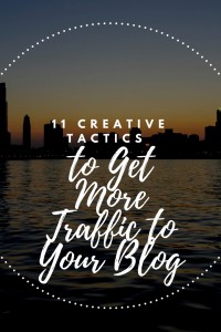 A blog post to teach you 11 creative tactics you can use today to get more traffic to your site.